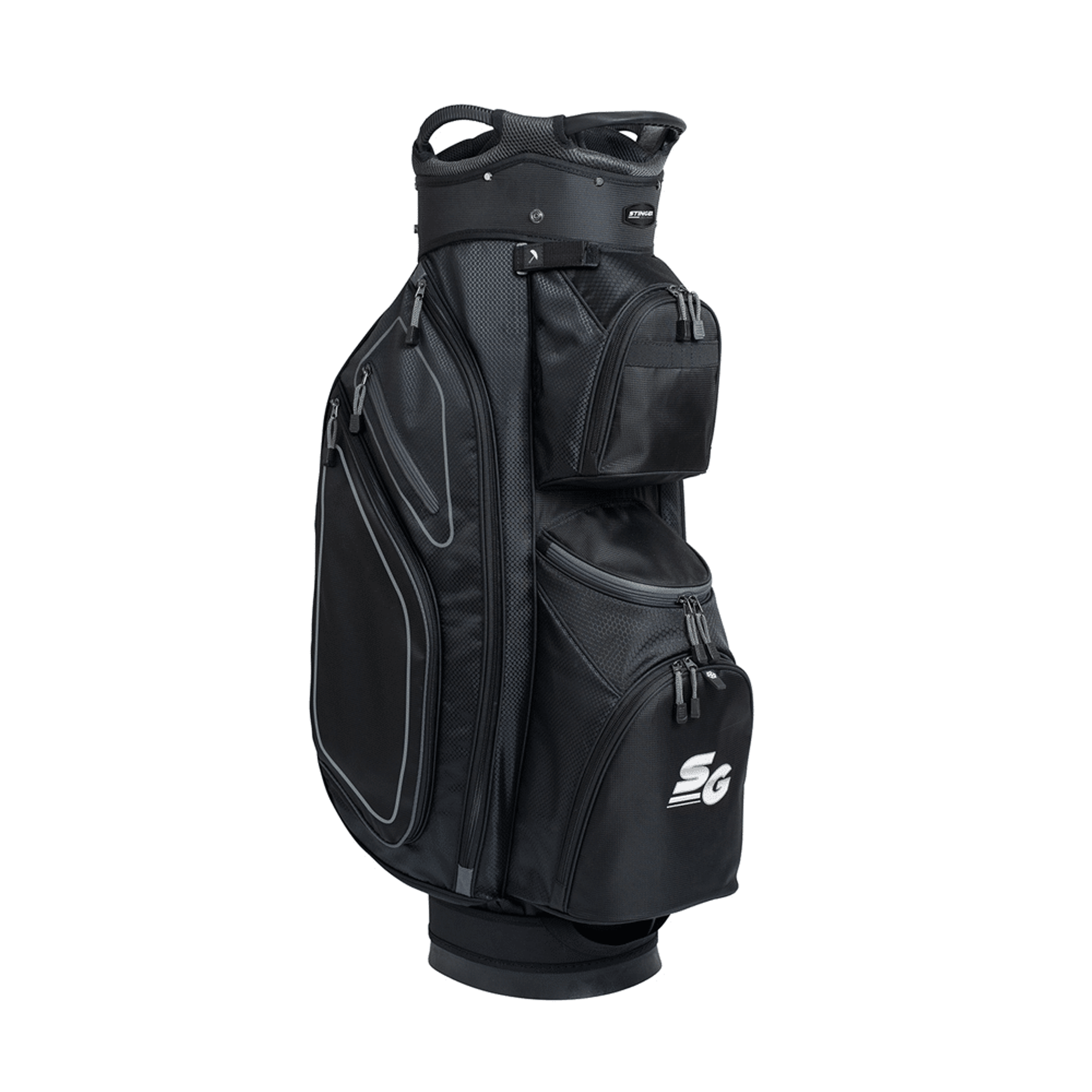 Stinger Lightweight Golf Bag Black Grey